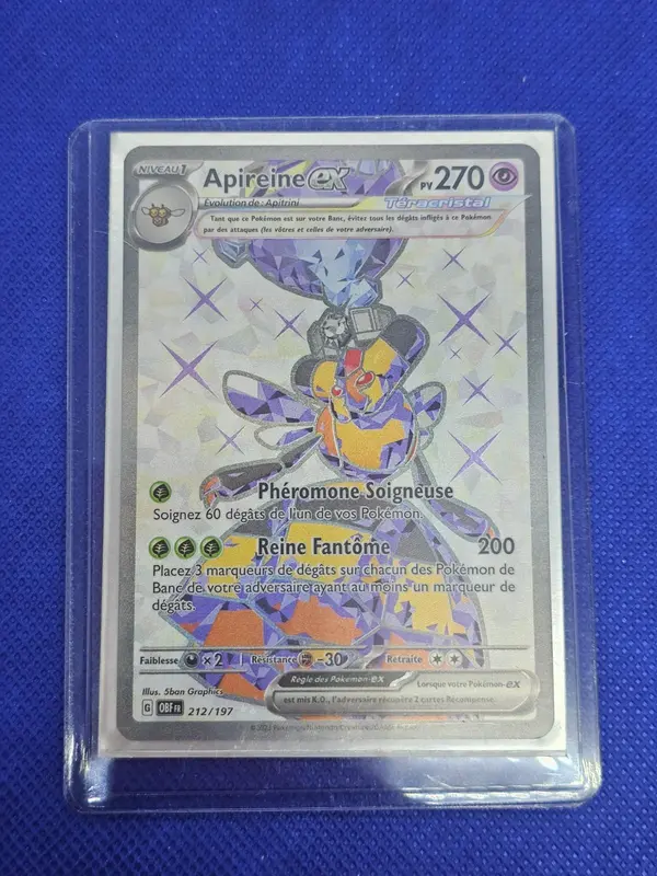 Apireine ex 212/197 Pokémon Flammes Obsidiennes FR