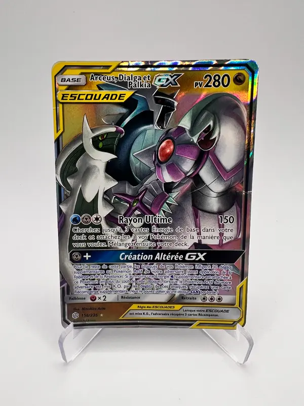 Arceus Dialga et Palkia GX 156/236 - Soleil Et Lune