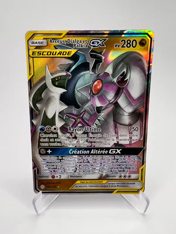 Arceus Dialga et Palkia GX 156/236