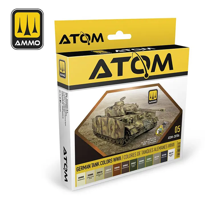 Atom - Coffret German Tank colors WWII - Ref ATOM20704