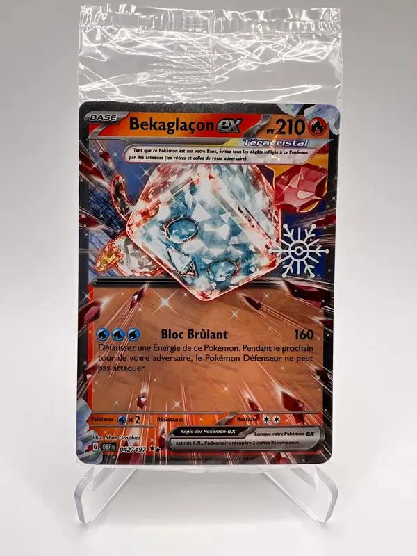 Bekaglaçon ex Edition Calendrier de L'Avent - Écarlate et Violet – Ecarlate Et Violet – Carte Pokémon Double Rare