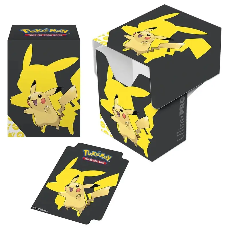 Boîte de Deck Pokémon Ultra Pro - Pikachu (80+ Cartes) | Protection Premium