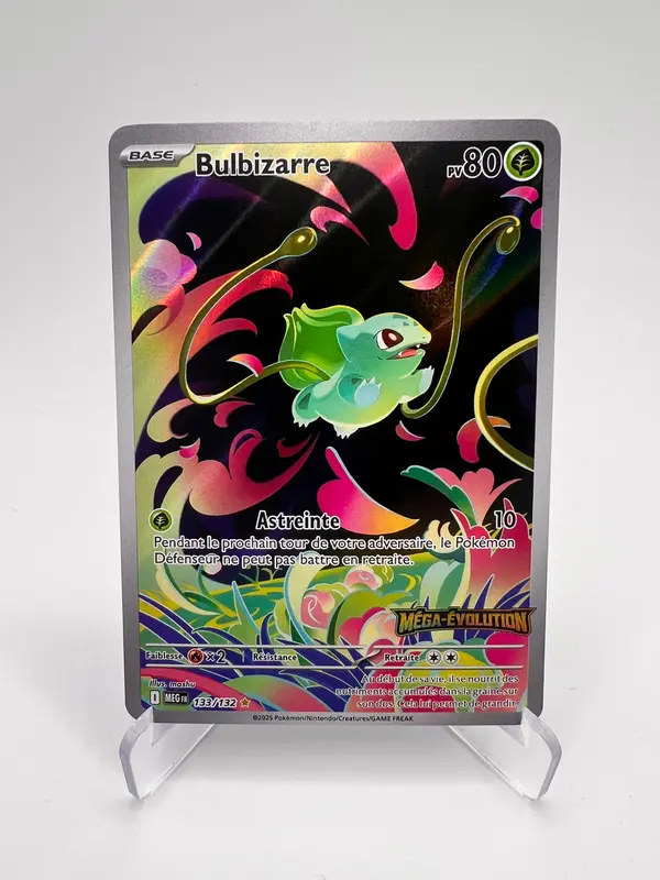 Bulbizarre Stamp 133/132 - Mega Evolutions