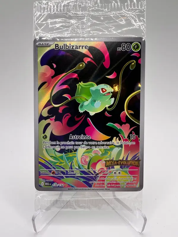 Bulbizarre Stamp Scellé 133/132 - Mega Evolutions