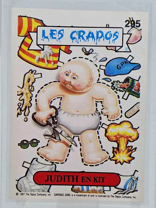 Carte Les Crados - Judith En Kit n° 295 Série 2 Vintage 1986