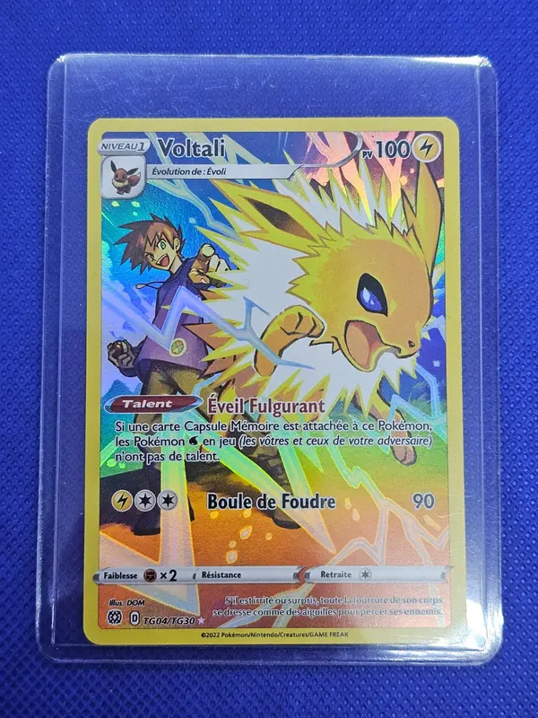Carte Pokémon Voltali TG04 TG30 Trainer Gallery Stars Étincelantes EB09 Français