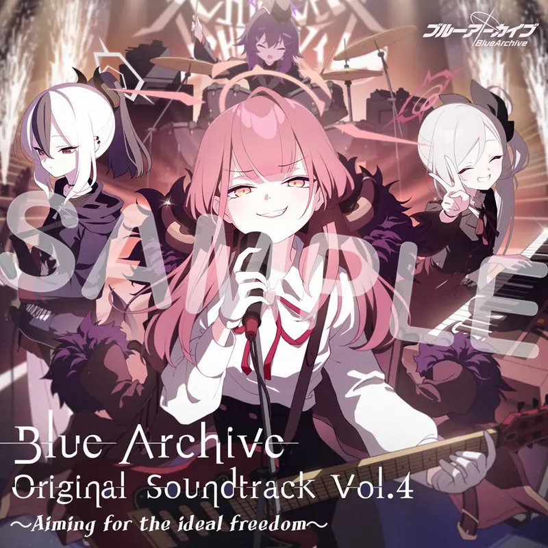 CD avec goods [Blue Archive] Original Soundtrack Vol.4　～Aiming for the ideal freedom～ - 2.5 Anniversary LIMITED EXCLUSIVE