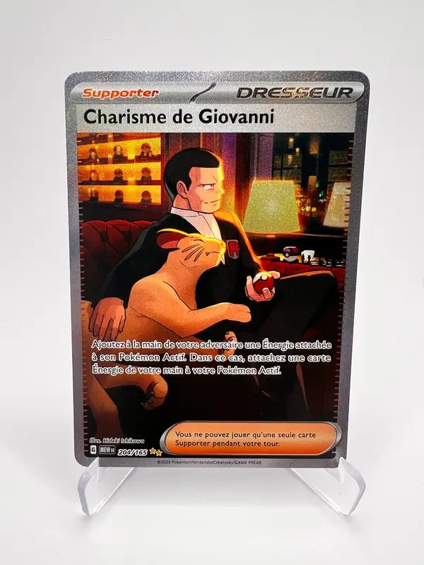 Charisme de Giovanni 204/165 - Pokémon 151