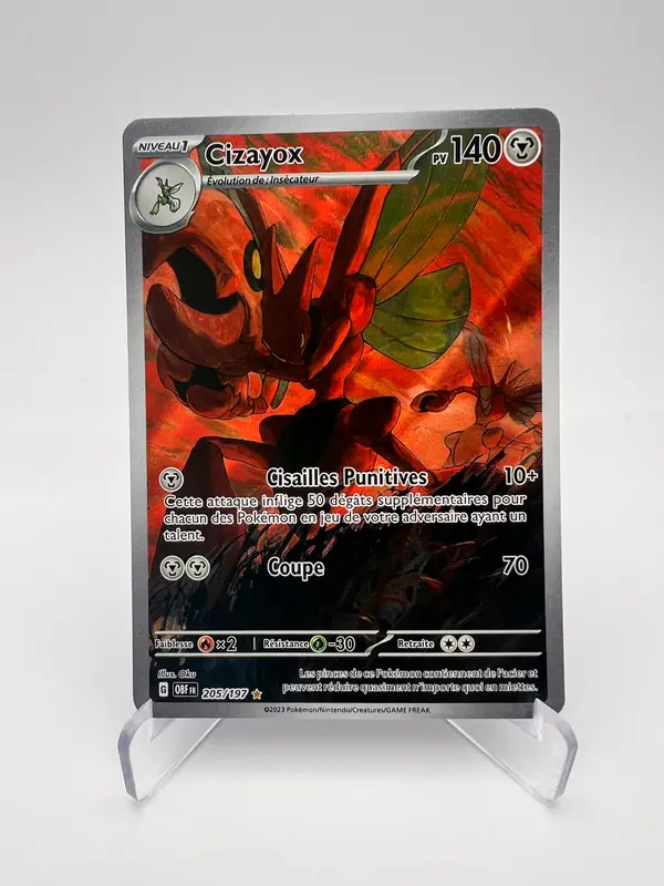 Cizayox 205/197 – Flammes Obsidiennes – IR – FR – Near Mint
