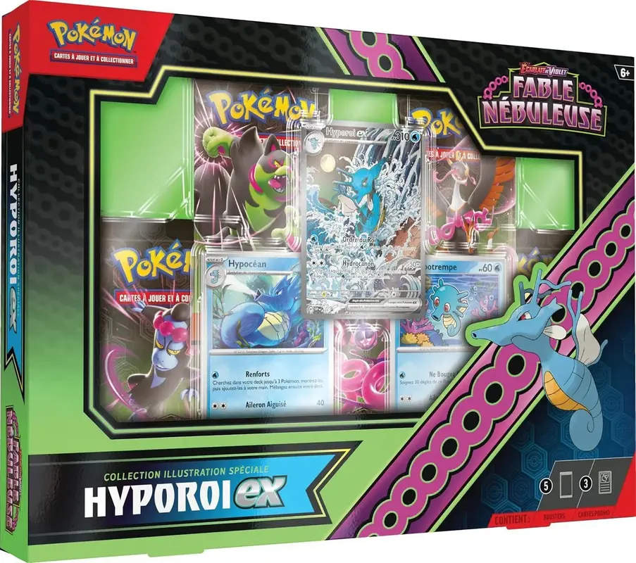 Coffret Hyporoi Ex – Ecarlate Et Violet – Carte Pokémon Double Rare
