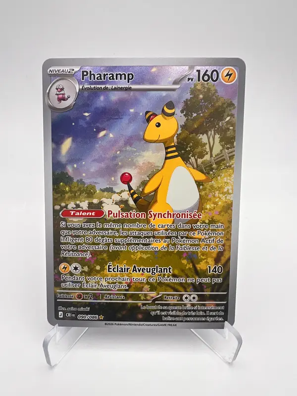 Pharamp 090/086 AR - Chaos Ascendant - FR - Illustration Rare Pokémon