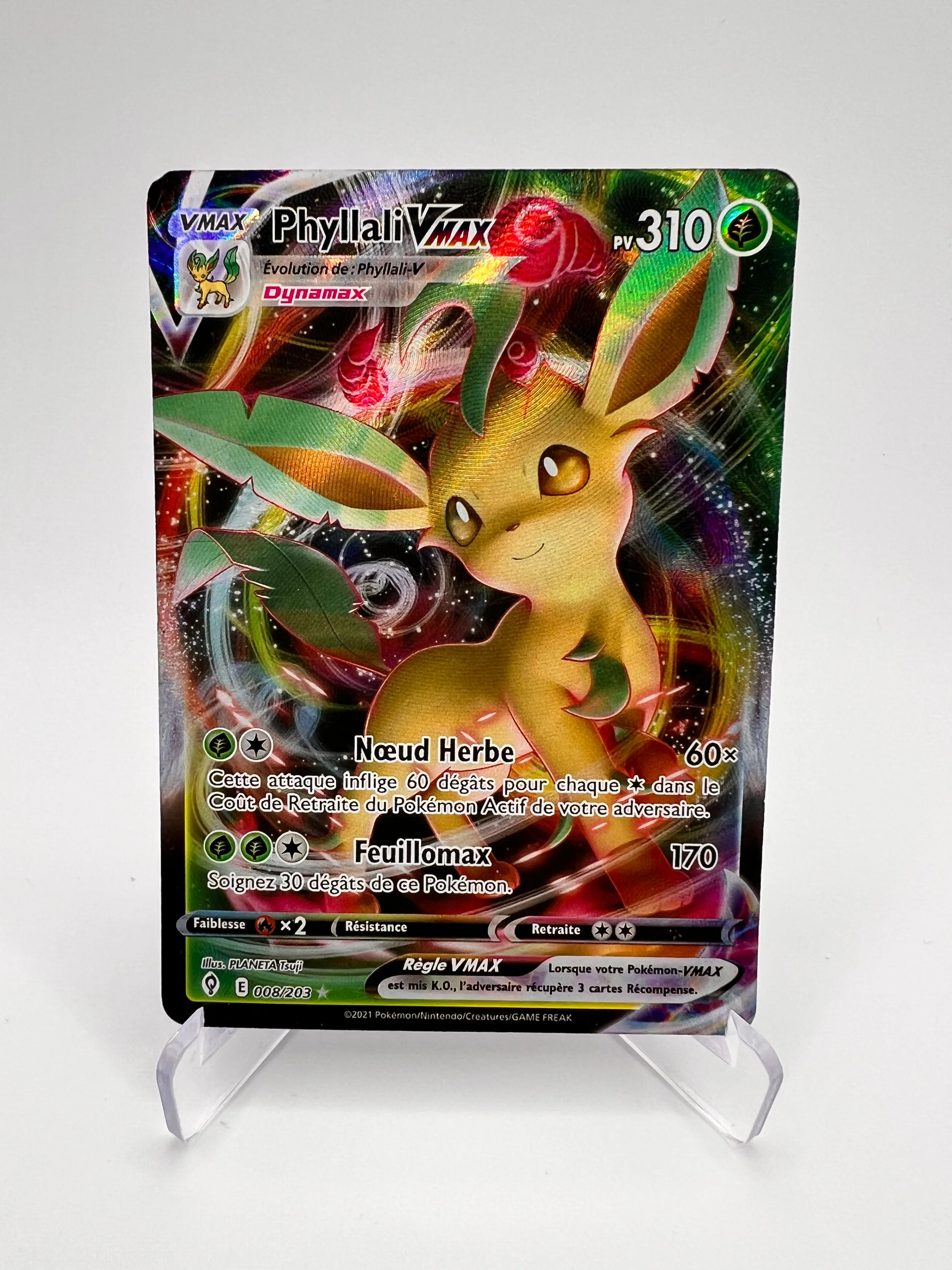 Phyllali VMAX 008/203 - Evolution Celeste