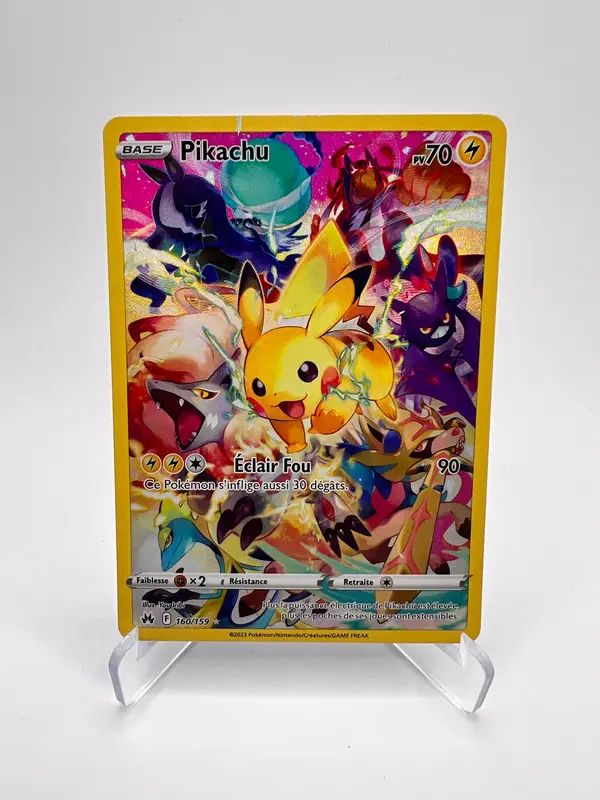 Pikachu 160/159 - Zénith Supreme – Promos Black Star – Carte Pokémon Double Rare