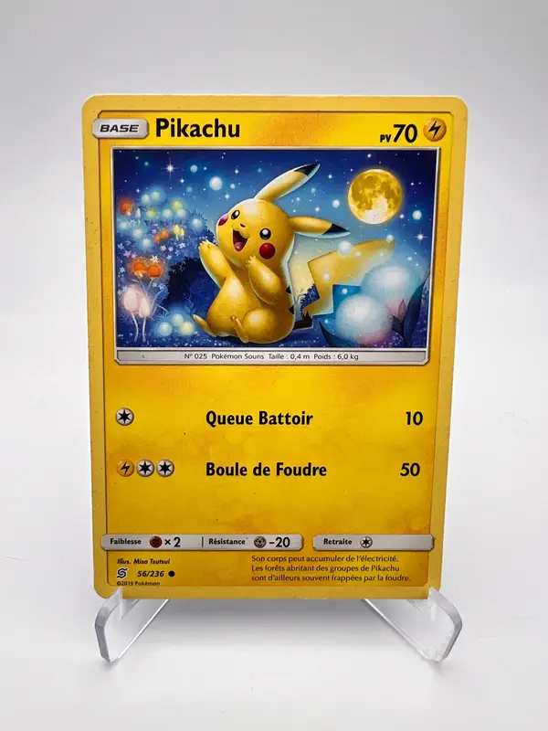 Pikachu 56/236 – Commune – Harmonie des Esprits – Exc – Carte Pokémon