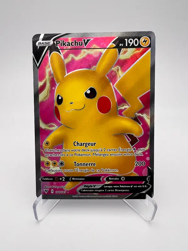 Pikachu V 170/185 – Ultra Rare – Voltage Éclatant – NM – Carte Pokémon