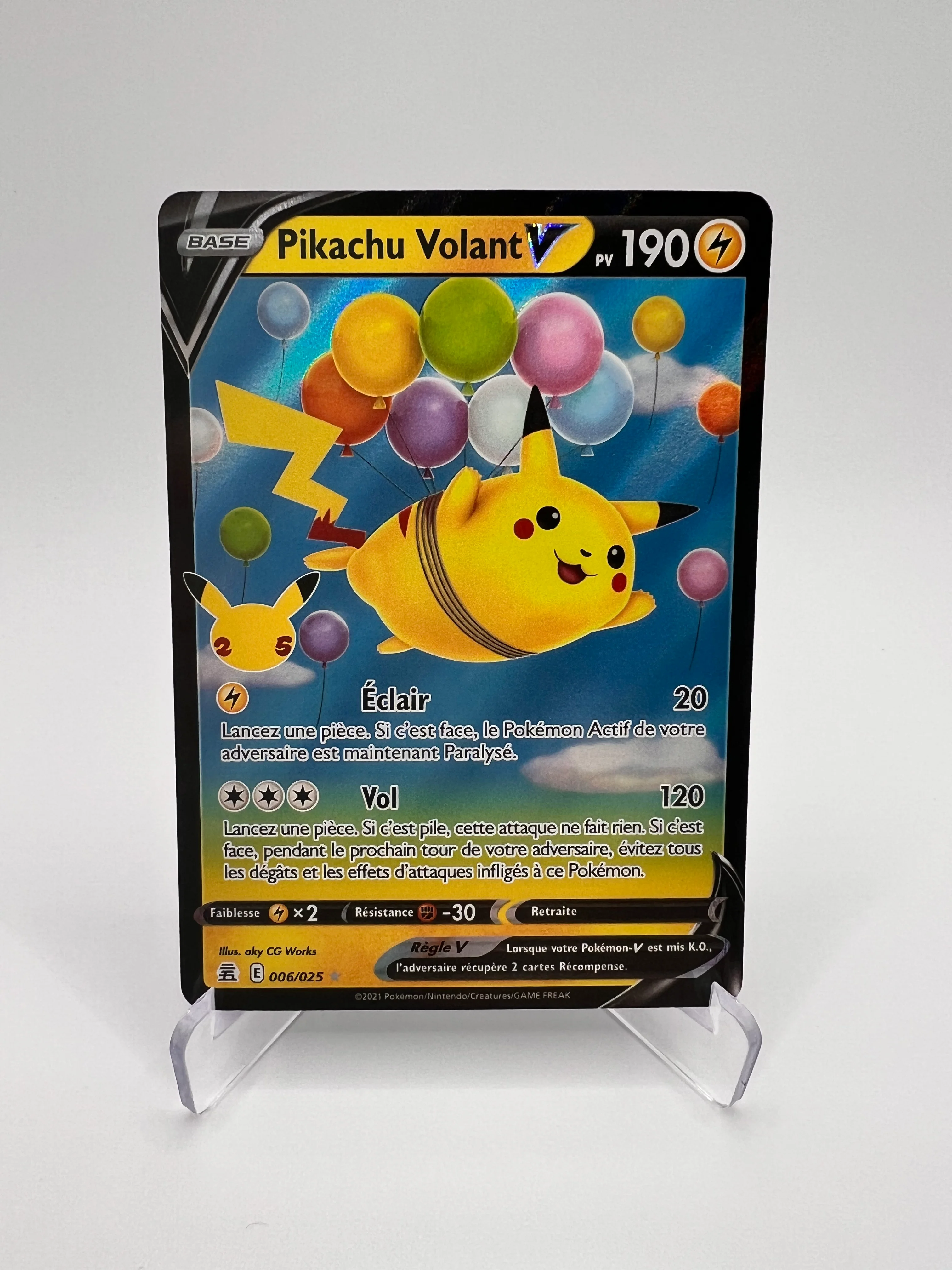 Pikachu Volant V 006/025 - Celebrations