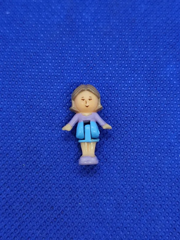 Pixie Doll, Polly Pocket Pixie’s Homework Ring, Bluebird Toys, 1989, 2,5 cm