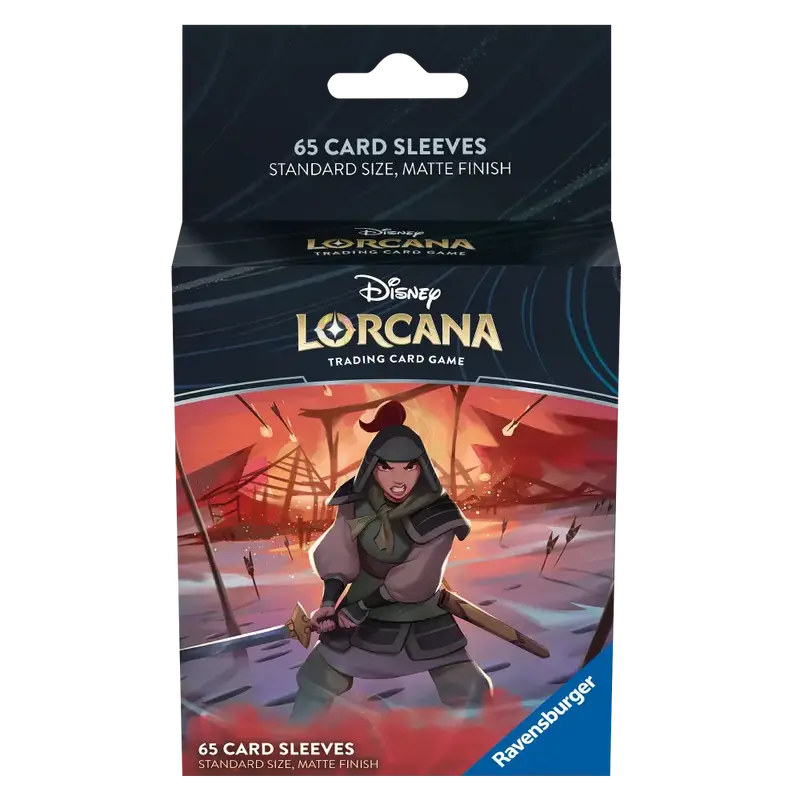 Pochettes Protège-Cartes Mulan – Disney Lorcana (65 sleeves)