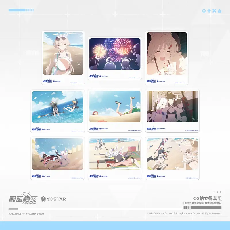 Polaroid Set [Blue Archive] - CG - Summer Sky's Wishlist