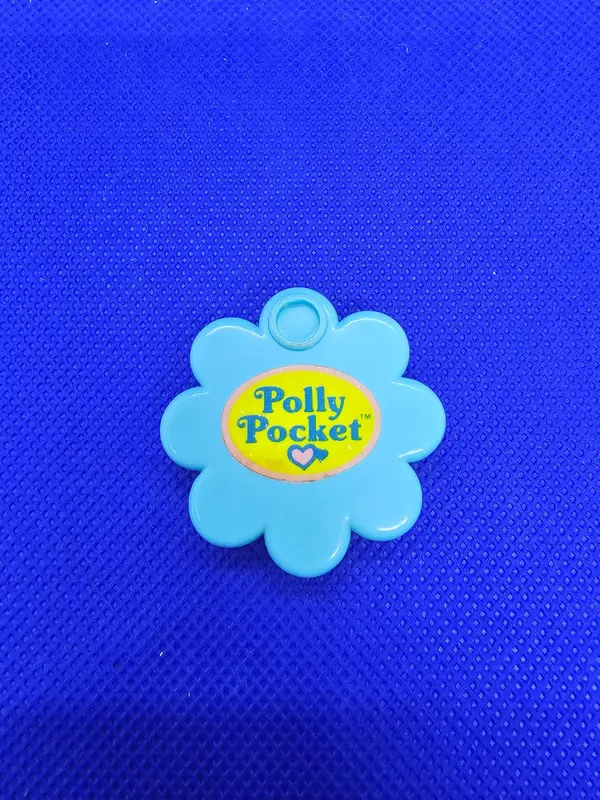 Polly Pocket Beauty Case Eye Shadow Compact Fleur Bleue Bluebird Toys 1991 Acces