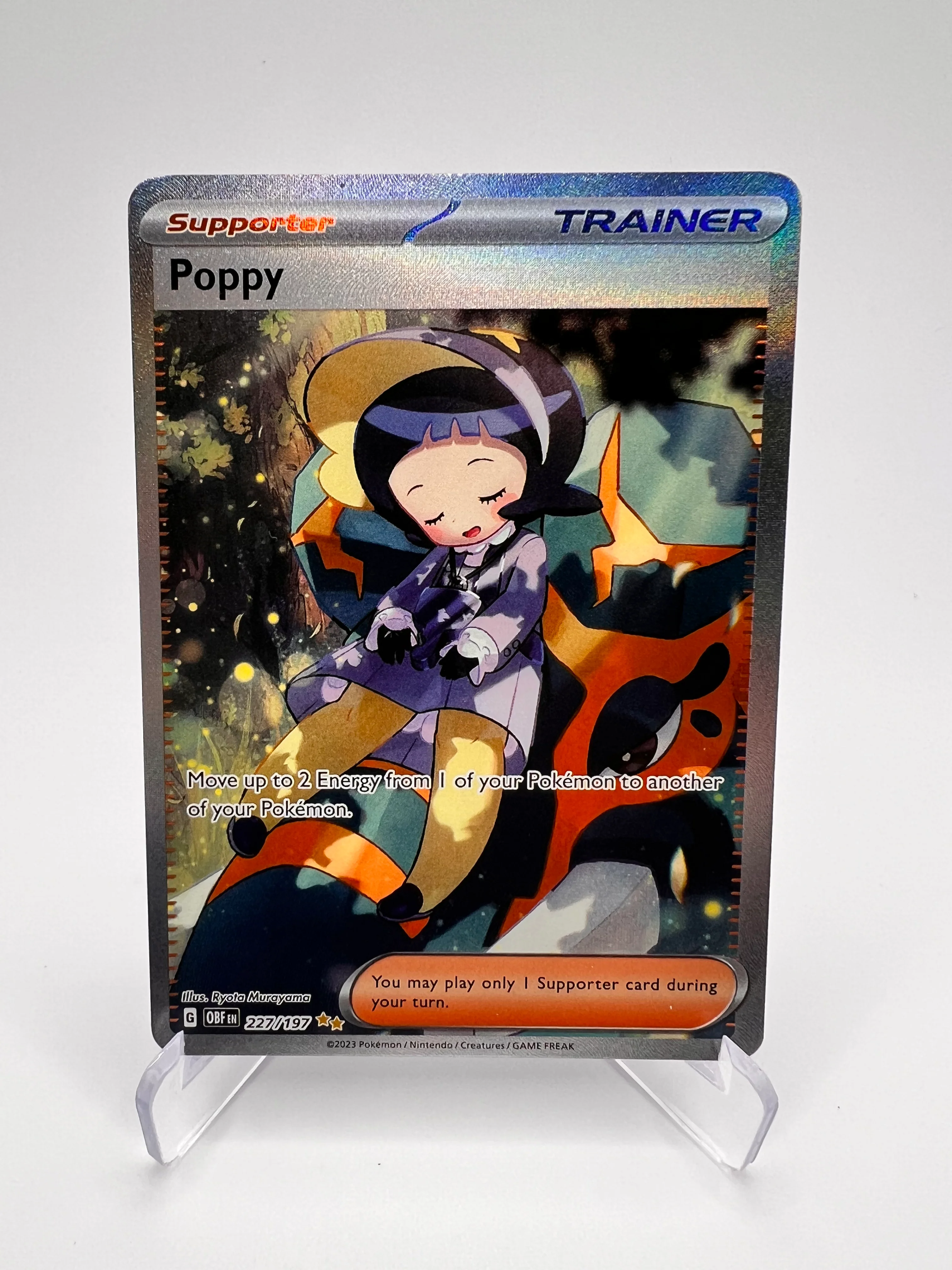 Poppy 227/197 - Flammes Obsidiennes – Flammes Obsidiennes – Carte Pokémon Promo