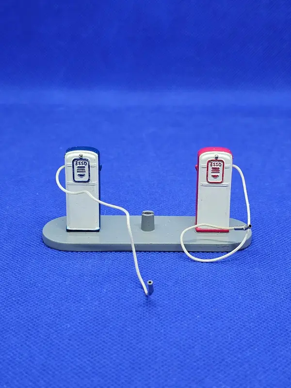 Poste ravitaillement Esso Dinky Toys 49D Éditions Atlas 2008 1/43 incomplet