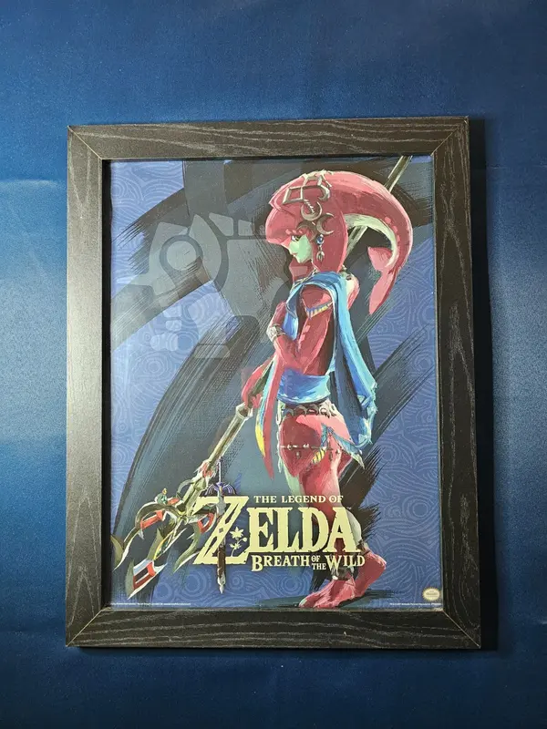 Poster Encadré The Legend of Zelda Breath of the Wild Mipha Nintendo 2017 34x44