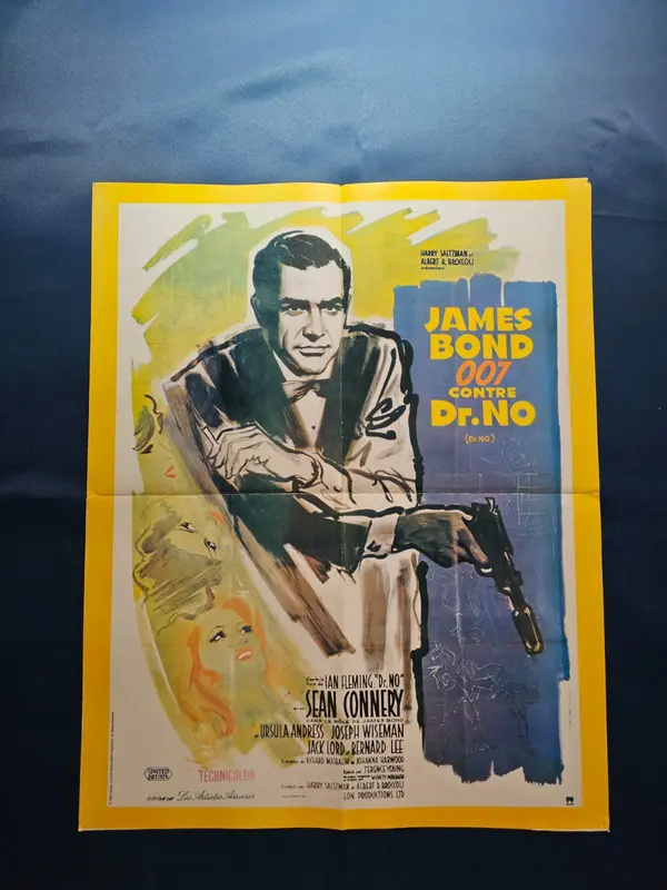 Poster James Bond 007 Dr No Bons baisers de Russie Sean Connery United Artists 1
