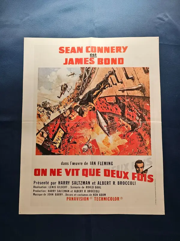 Poster James Bond 007 On ne vit que deux fois Au service secret de Sa Majesté Un
