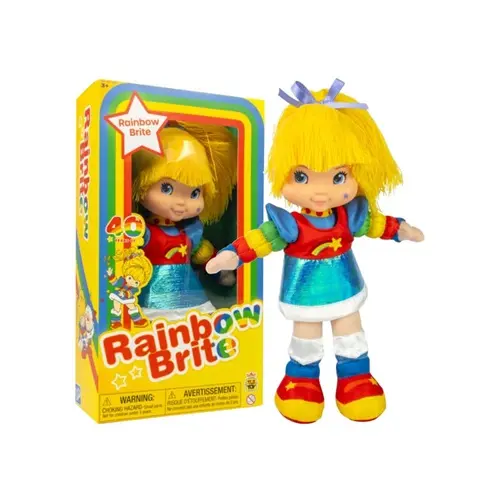 Poupée Blondine au pays de l'arc-en-ciel Rag Doll