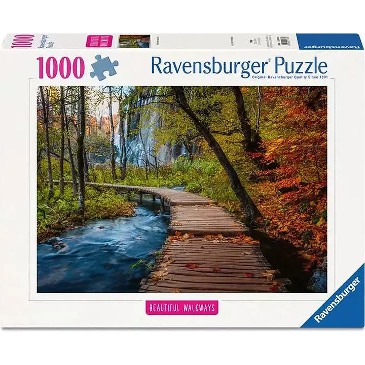 Ravensburger - Chemin boisé d'automne - Puzzle 1000 pièces