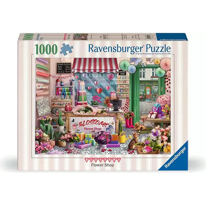 Ravensburger - La boutique de fleurs - Puzzle 1000 pièces