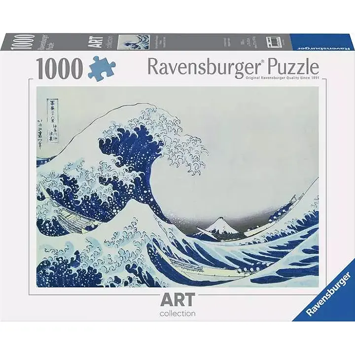 Ravensburger - Puzzle 1000p - La Grande vague de Kanagawa / Hokusai