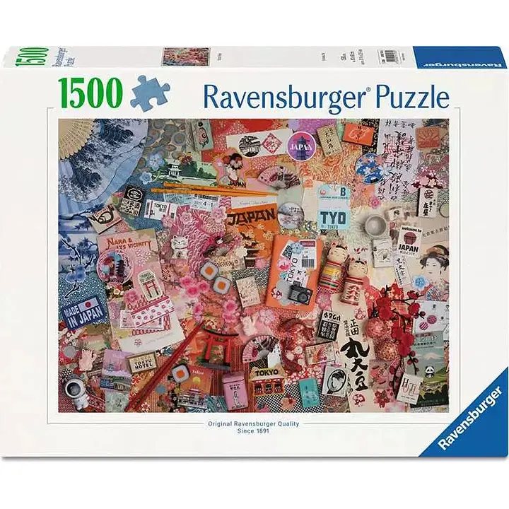 Ravensburger - Puzzle 1500p - Voyage à Tokyo