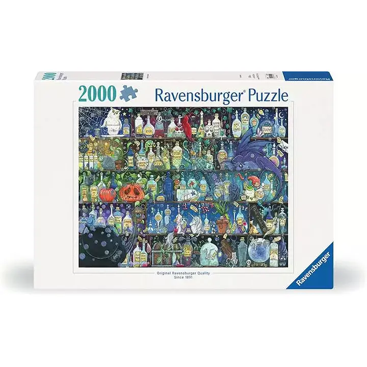 Ravensburger - Puzzle 2000p - L'étagère à potions
