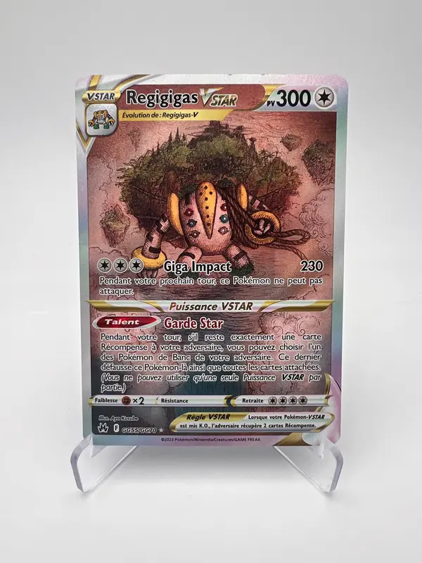 Regigigas VSTAR GG55/GG70 – Zénith Suprême – FR – Galarian Gallery – Near Mint