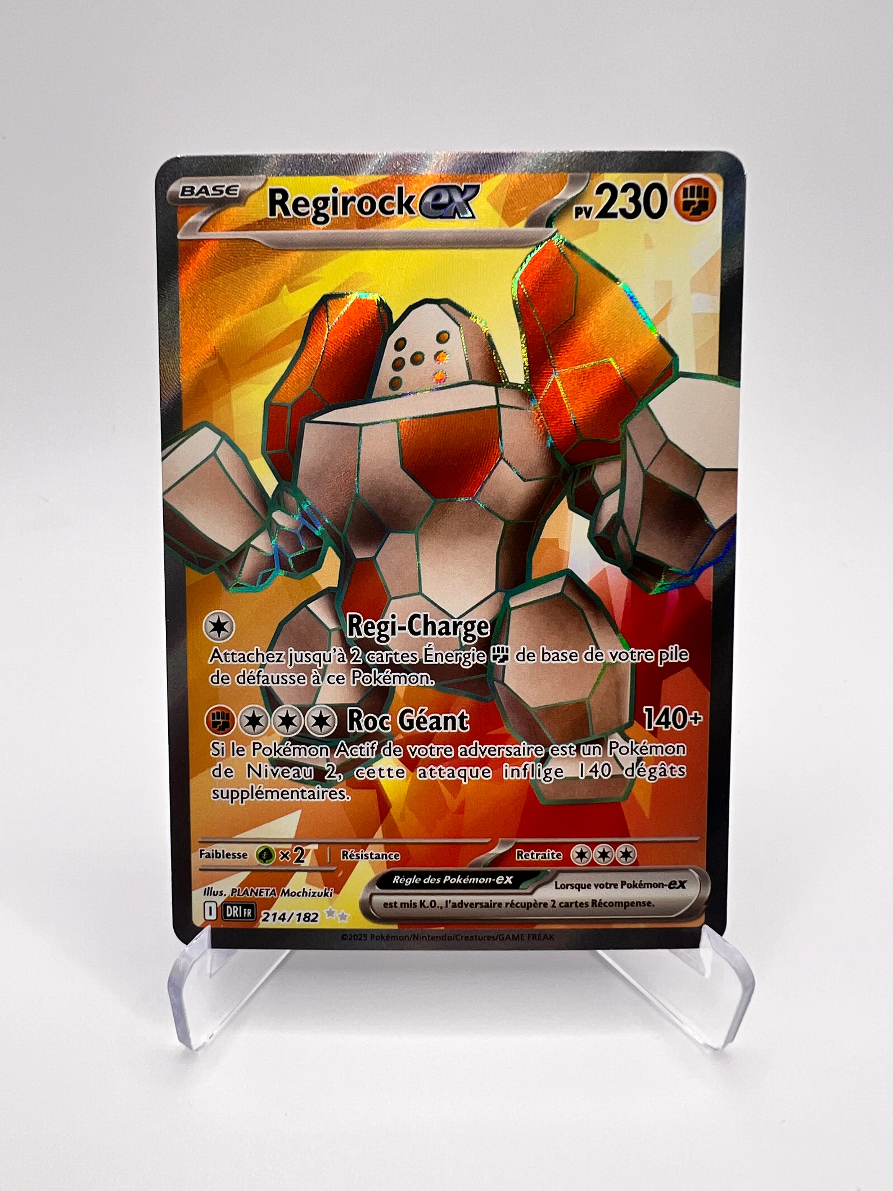 Regirock ex 214/182 - Rivalites Destinées