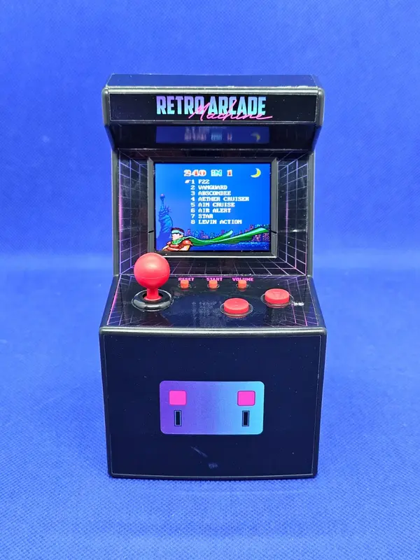 Retro Arcade Machine 240 Jeux La Chaise Longue 41-1G-003 Mini Borne Arcade 14.8