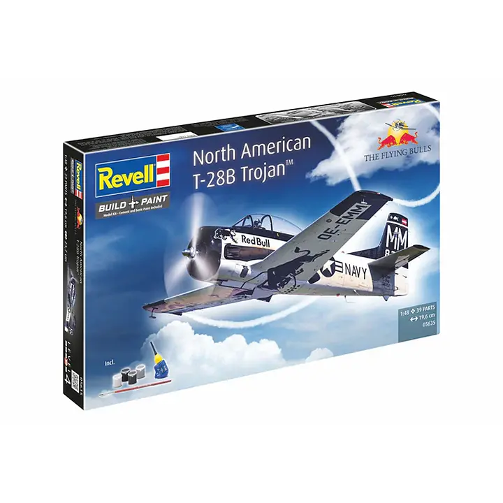 Revell - Coffret cadeau Flying Bulls T-28 Trojan - Réf 05635 - 1/48