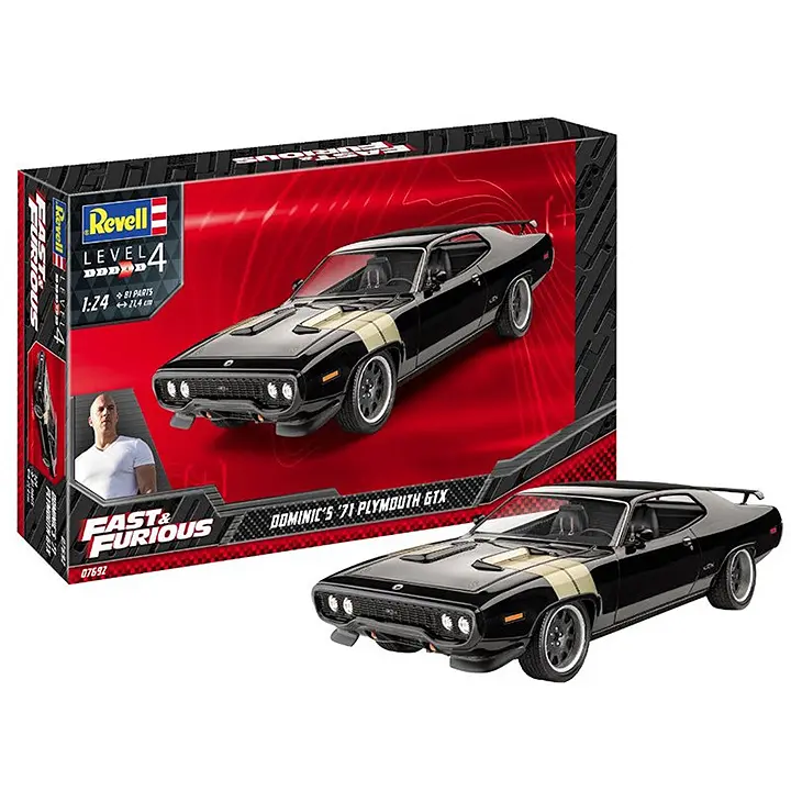 Revell - Fast & Furious - Dominic's 1971 Plymouth GTX - Réf 07692 - 1/24