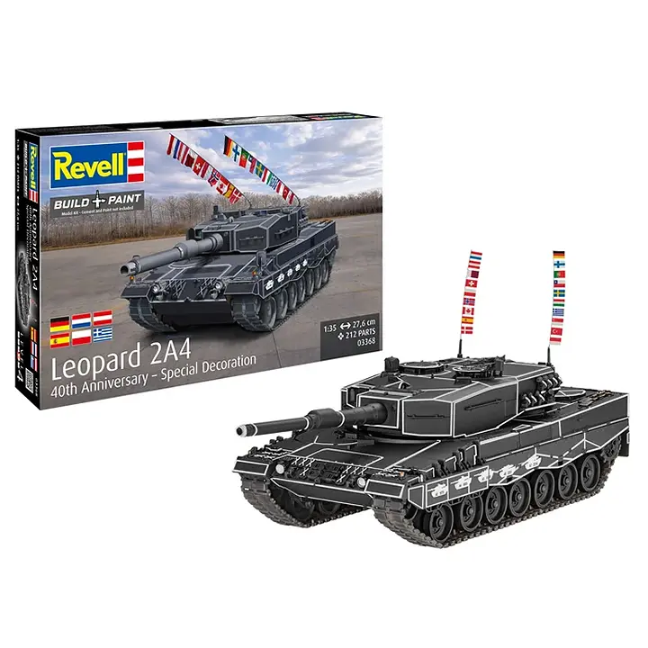 Revell - Leopard 2A4 - Spécial 40e anniversaire - Ref 03368 - 1/35