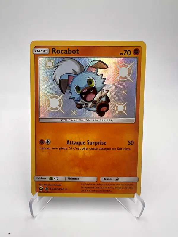 Rocabot SV23/SV94 – Shiny – Destinées Radieuses – NM – Carte Pokémon