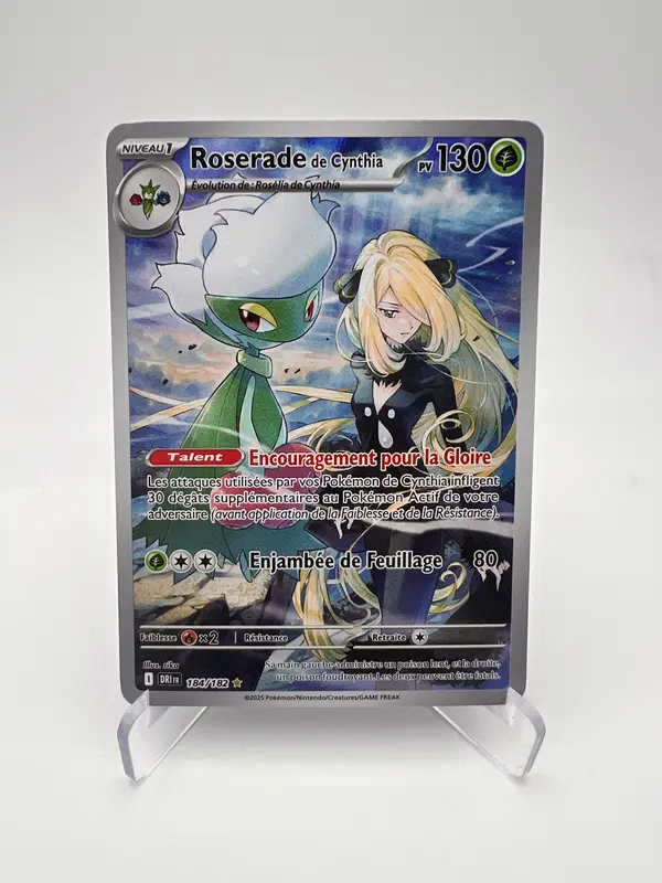 Roserade de Cynthia 184/182 – Rivalités Destinées – FR – Illustration Rare – Near Mint