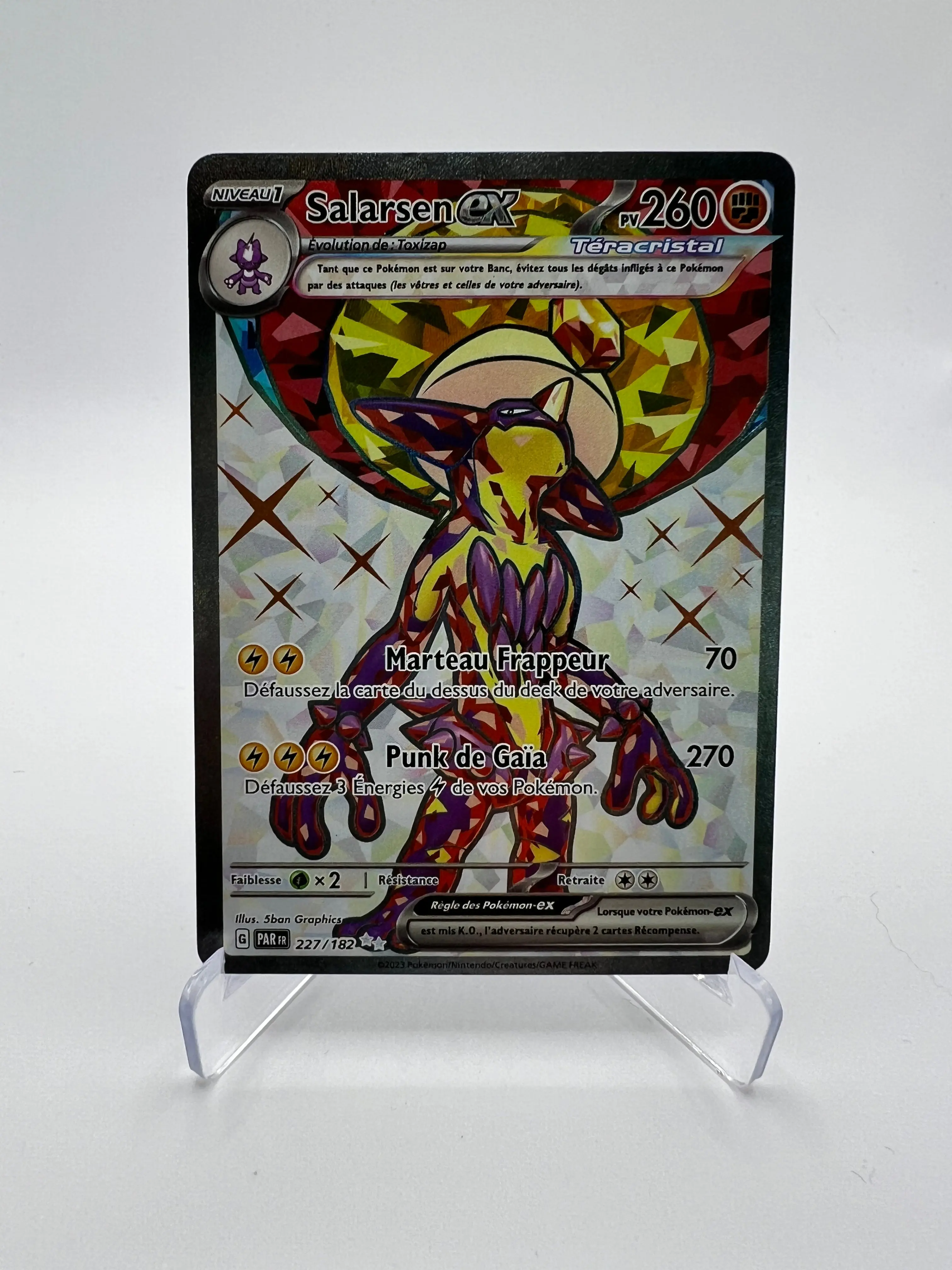 Salarsen ex 227/182 - Faille Paradoxe – Faille Paradoxe – Carte Pokémon Ultra Rare
