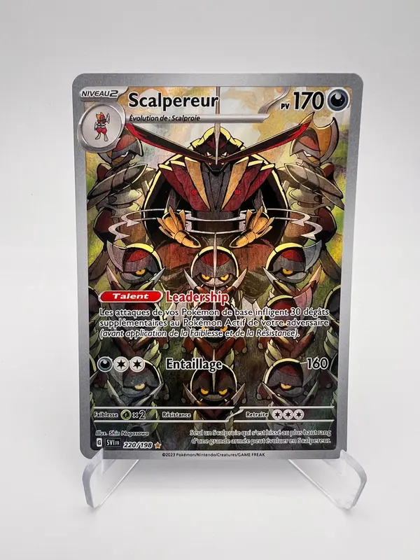 Scalpereur 220/198 - Évolutions à Paldea - Illustration Rare - FR - Near Mint