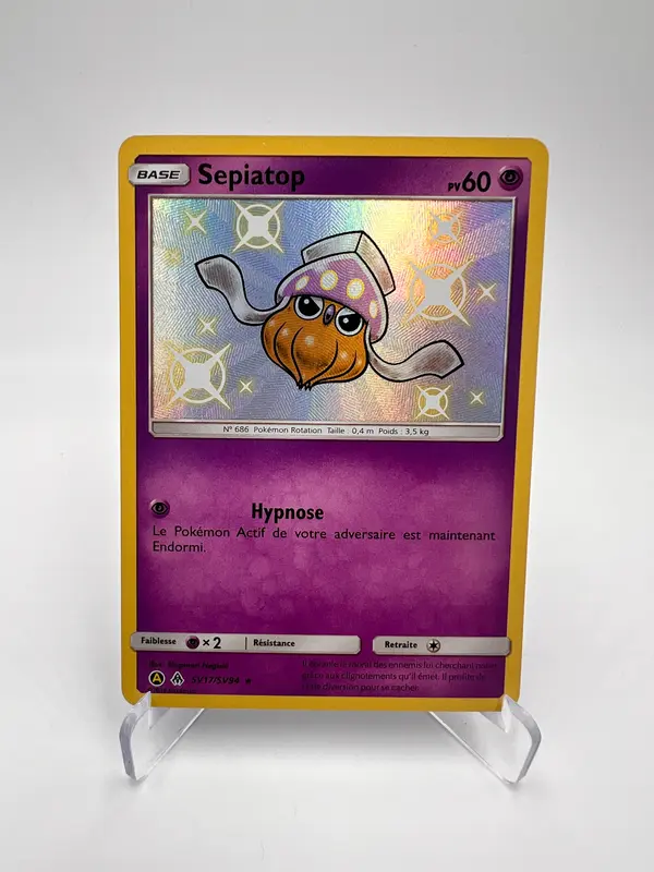 Sepiatop SV17/SV94 – Shiny – Destinées Occultes – NM – Carte Pokémon