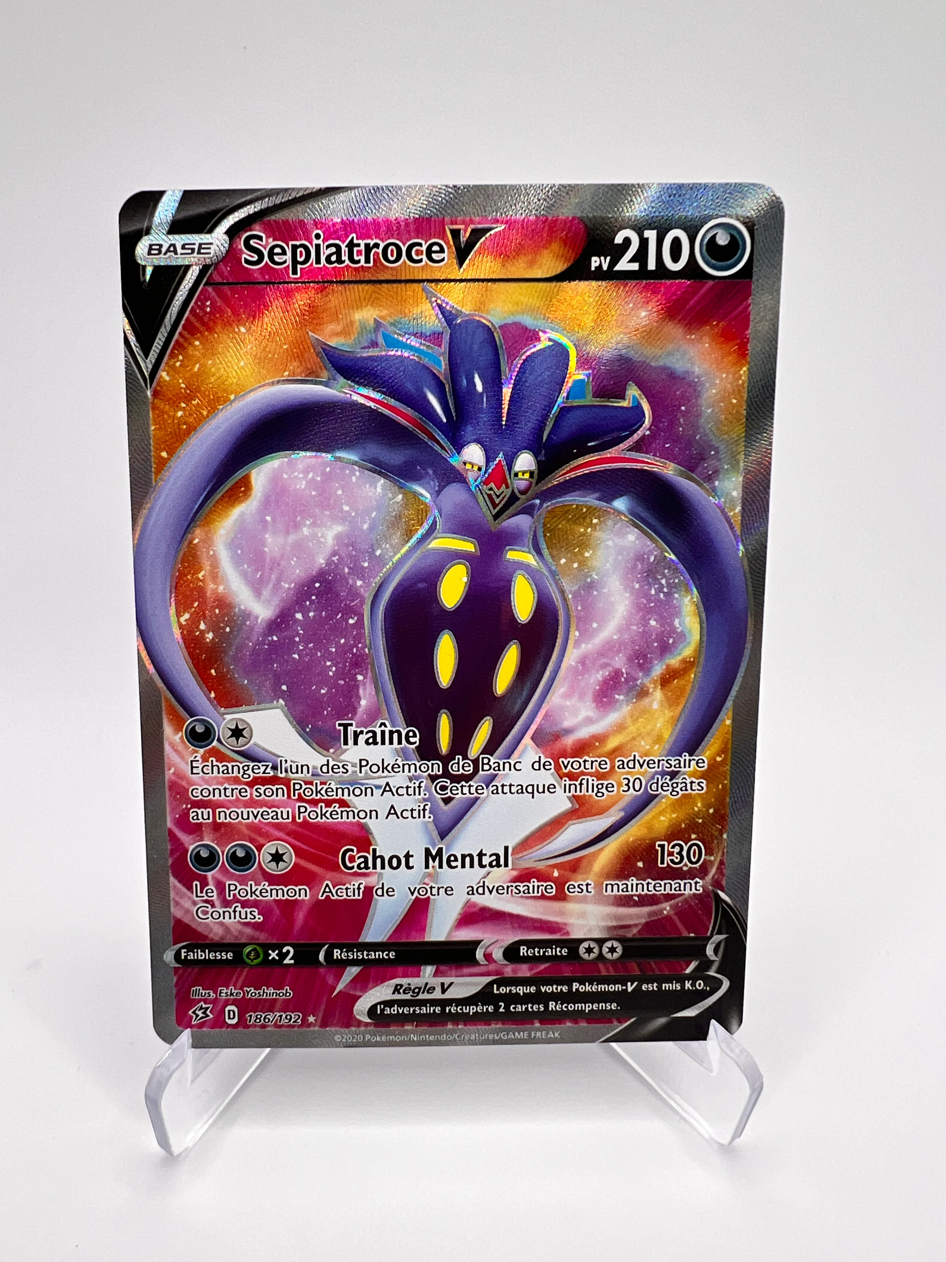 Sepiatroce V 186/192 – Carte Pokémon Ultra Rare