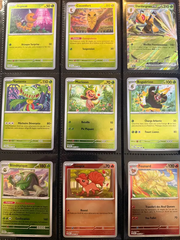 Set complet Chaos Ascendant Reverse FR - Bloc Méga-Évolution Pokémon