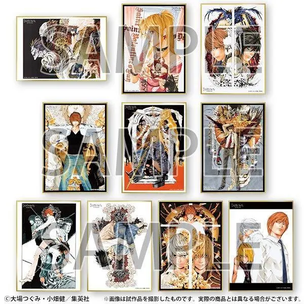 Shikishi en couleur - Death Note Exhibition
