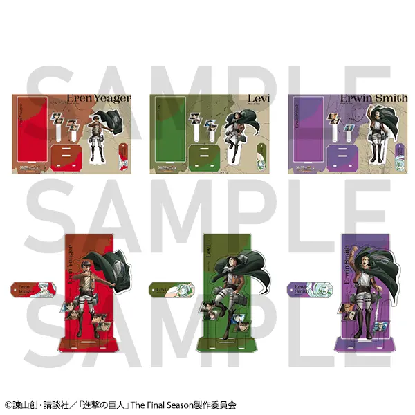 Shingeki No Kyojin (l'Attaque des Titans) - Grande Diorama Acrylique - POP UP SHOP by WIT STUDIO